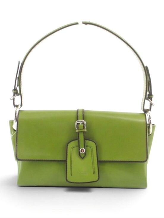 Bally Handbags - BALLY Green Leather Shoulder Bag